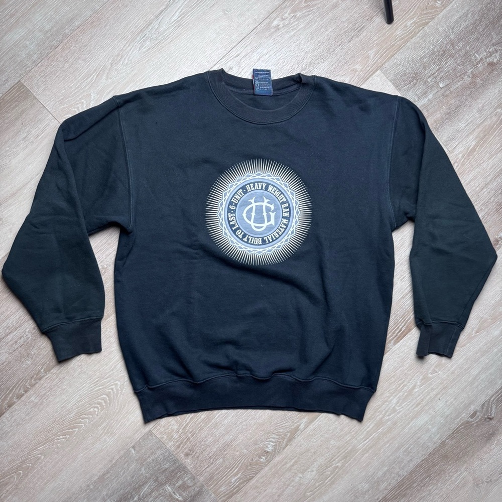 Y2K G-Unit 50 Cent Men’s Crewneck Sweatshirt Size XL Black